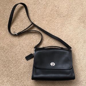 Classic black Coach purse